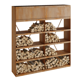 OFYR Wood Storage Corten 200